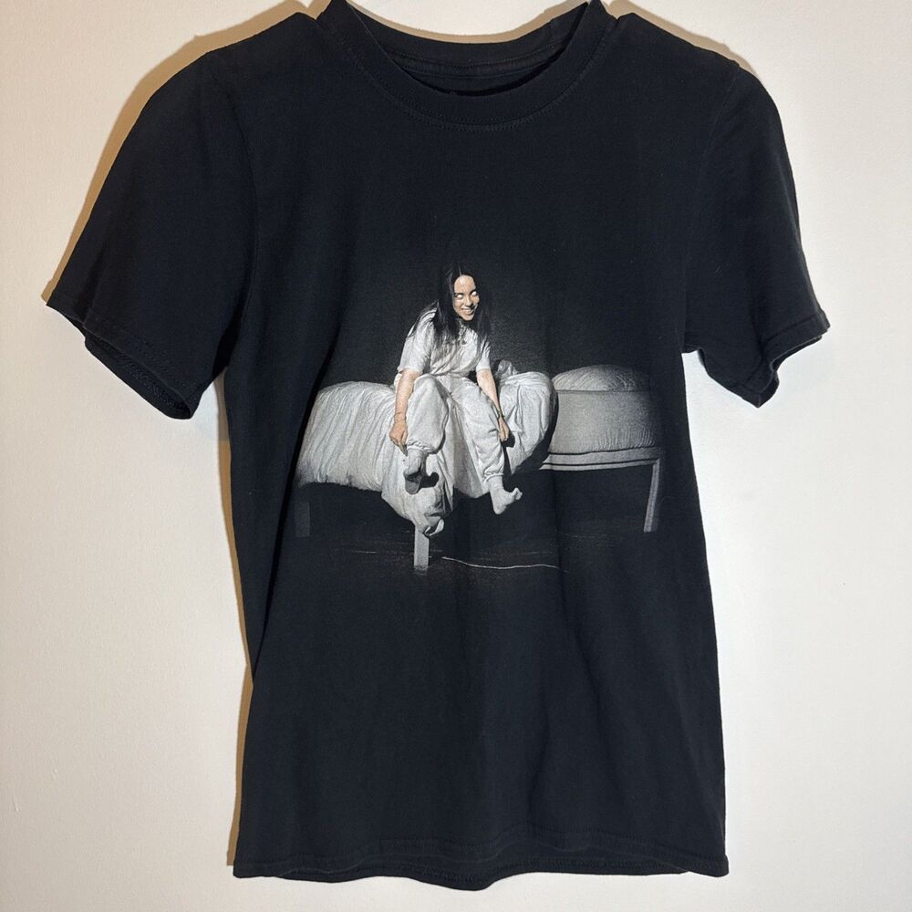 Billie Eilish When We All Fall Asleep Where Do We Go Graphic T-Shirt XS